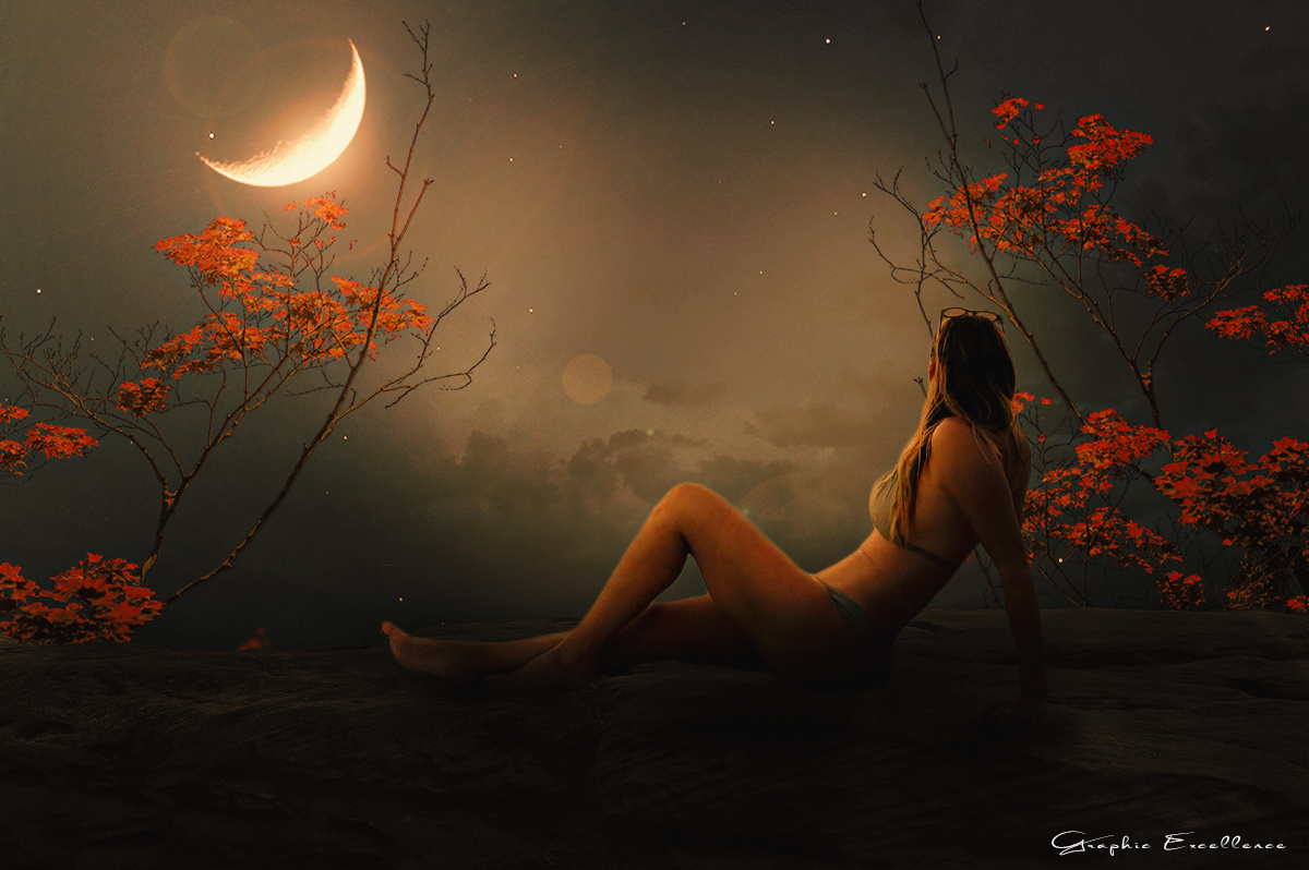 Fantasy Art Composition for Aline Hernández